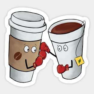 tea and coffee Sticker
